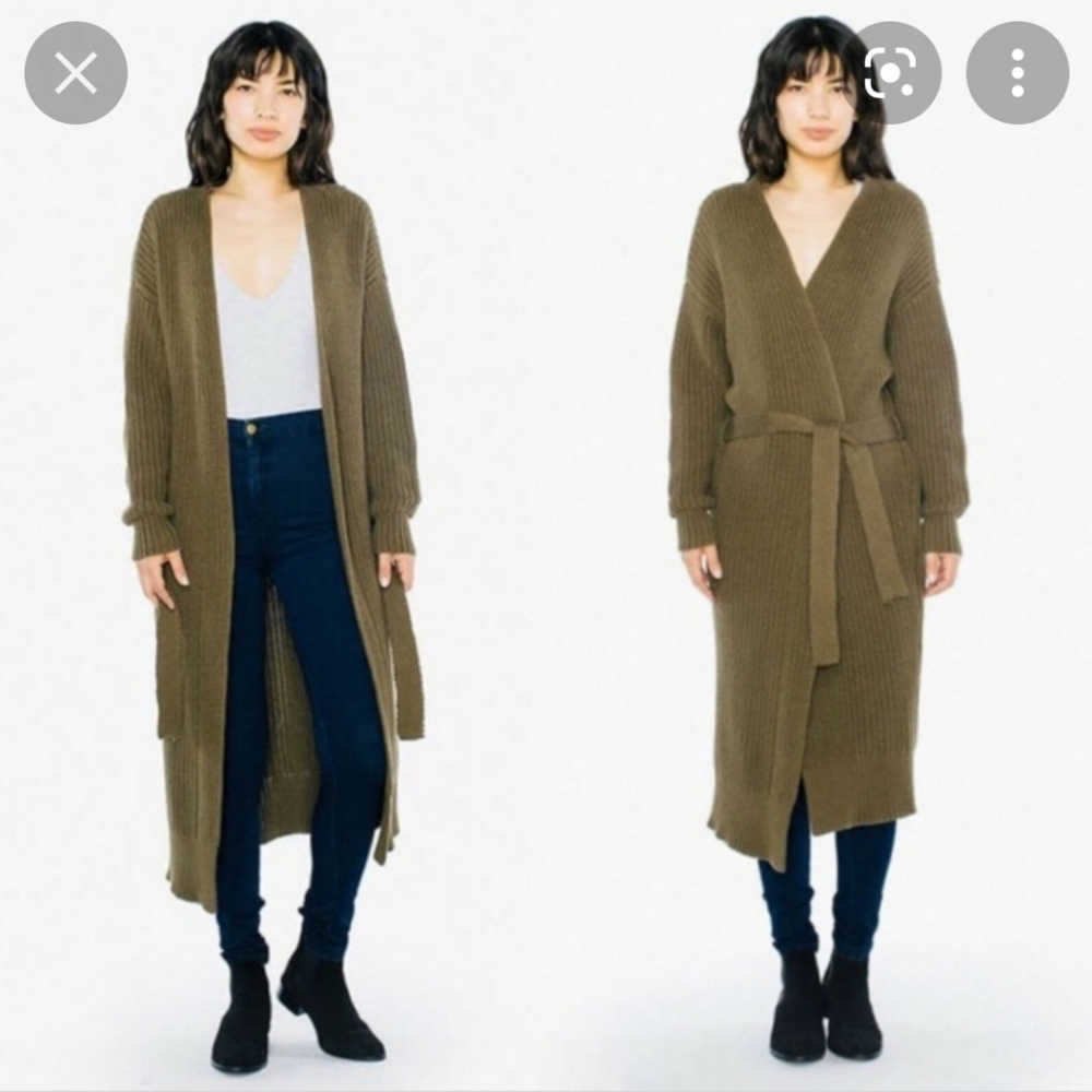 American Apparel Oversized Fisherman's Cardigan